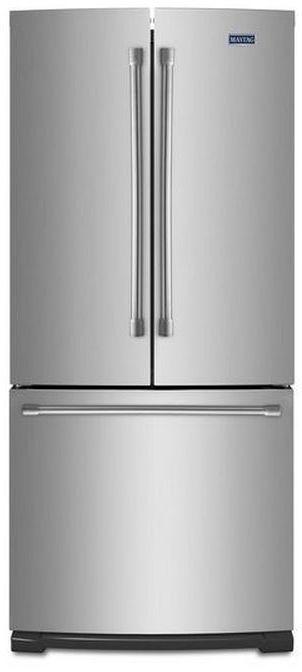 Maytag® 19.6 Cu. Ft. French Door Refrigerator-Monochromatic Stainless Steel