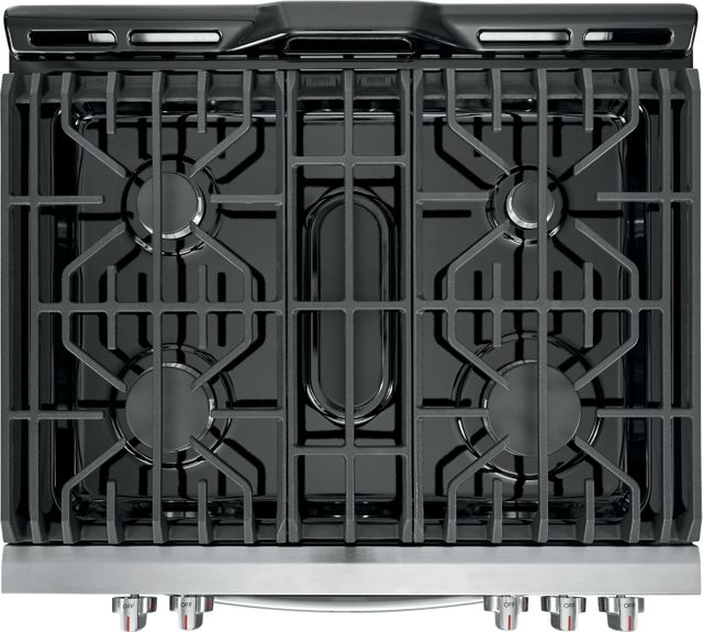 Frigidaire Gallery® 30" Stainless Steel Free Standing Gas Range with Air Fry-3