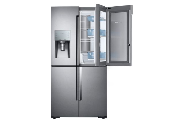 Samsung 22.1 Cu. Ft. Fingerprint Resistant Stainless Steel 4-Door Flex™ French Door Refrigerator-3