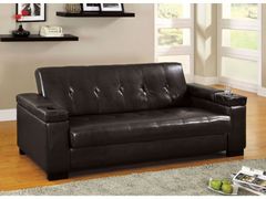 Furniture of America® Logan Espresso Futon Sofa