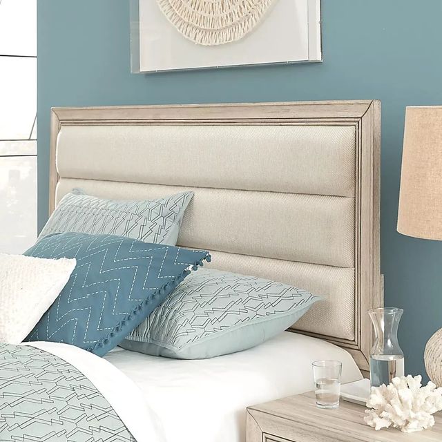 Marlow Natural Queen Bed, Dresser, Mirror & 2 Nightstands-1