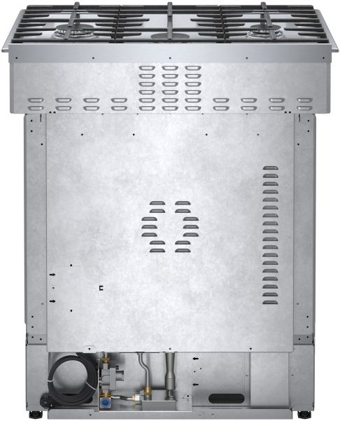 Bosch 4-piece French Door Refrigerator and Slide In Gas Range Kitchen Package-2