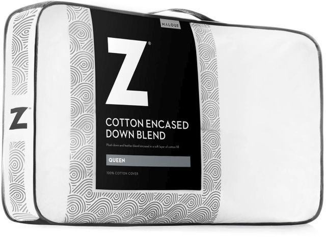 Malouf® Z Cotton Encased Down Blend Queen Pillow 7