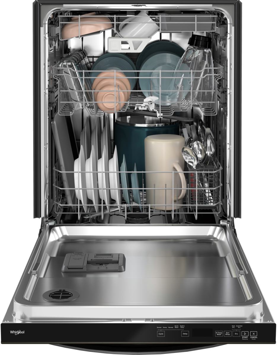 maytag dishwasher black stainless