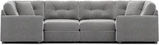 ModularOne Gray 8 Piece Sectional with 2 Ottomans-2
