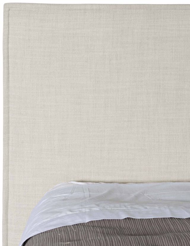 Bernhardt Sawyer Off-White/Morel Queen Upholstered Bed  3
