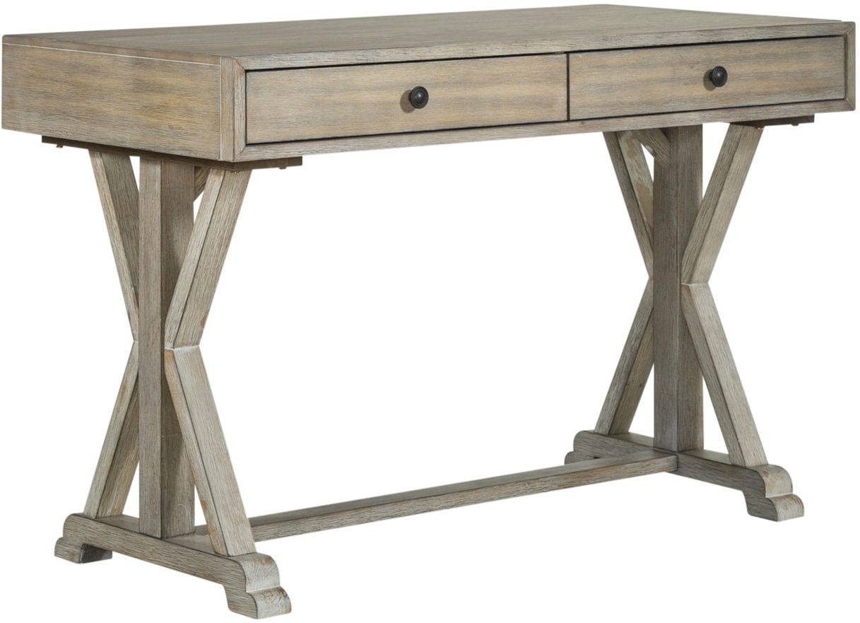 taupe writing desk