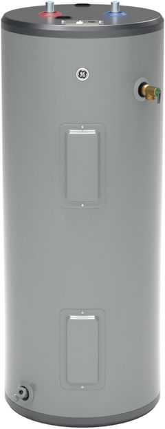 GE® 30 Gallon Gray Electric Water Heater