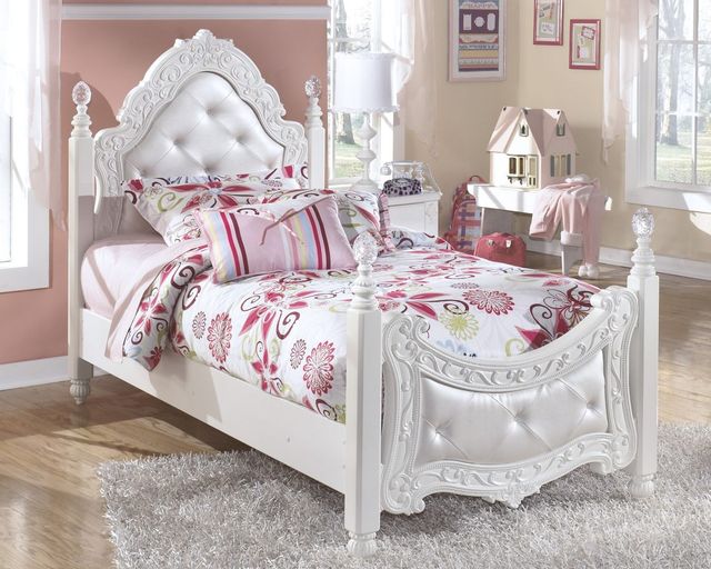 Signature Design by Ashley® Exquisite Twin Poster Bed-1