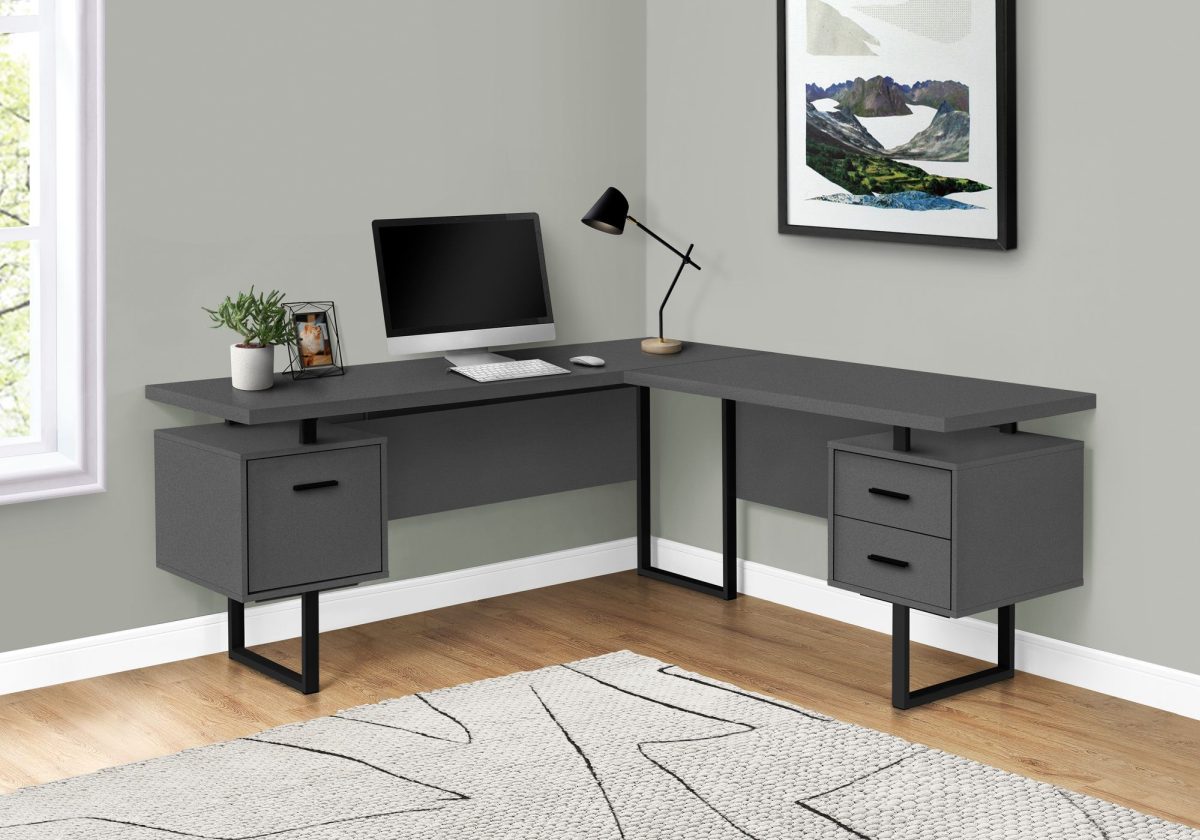 monarch gray desk