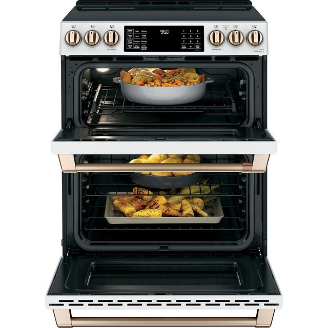 Café™ 30" Stainless Steel Slide In Double Oven Induction Range 10