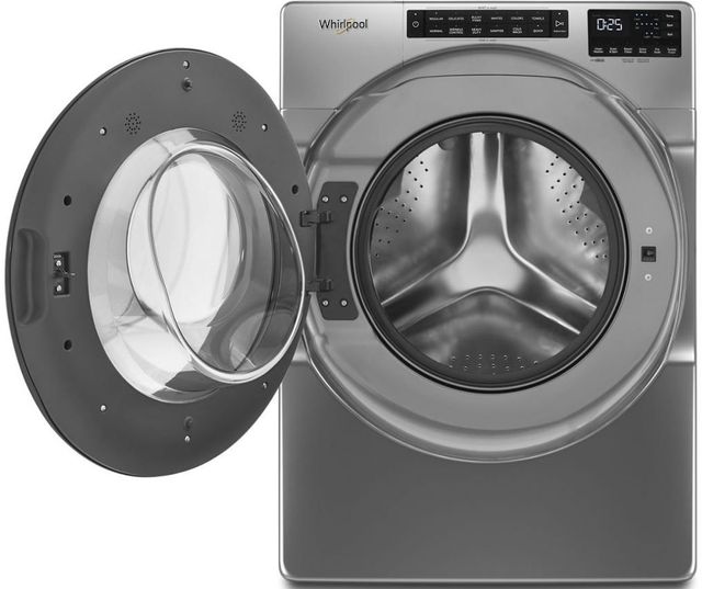 Whirlpool® 4.5 Cu. Ft. Chrome Shadow Front Load Washer 2