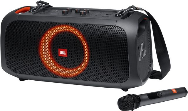 JBL® PartyBox On-The-Go Black Wireless Portable Speaker