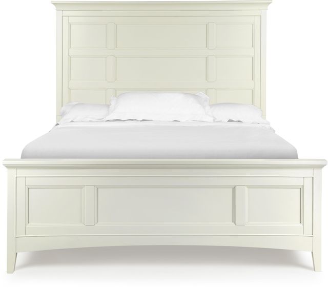Grand lit à panneau de Magnussen Home® Kentwood - Blanc crémeux