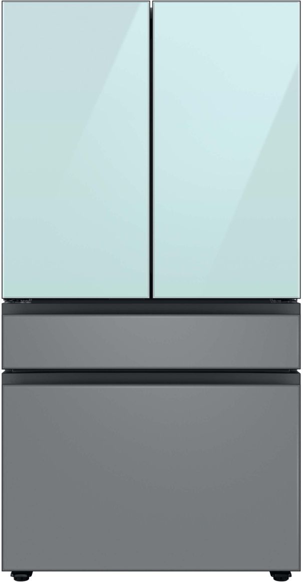 Samsung Bespoke 18" Morning Blue Glass French Door Refrigerator Top Panel 1