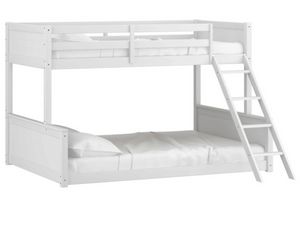 Hillsdale Furniture Capri White Twin Over Full Bunk Bed