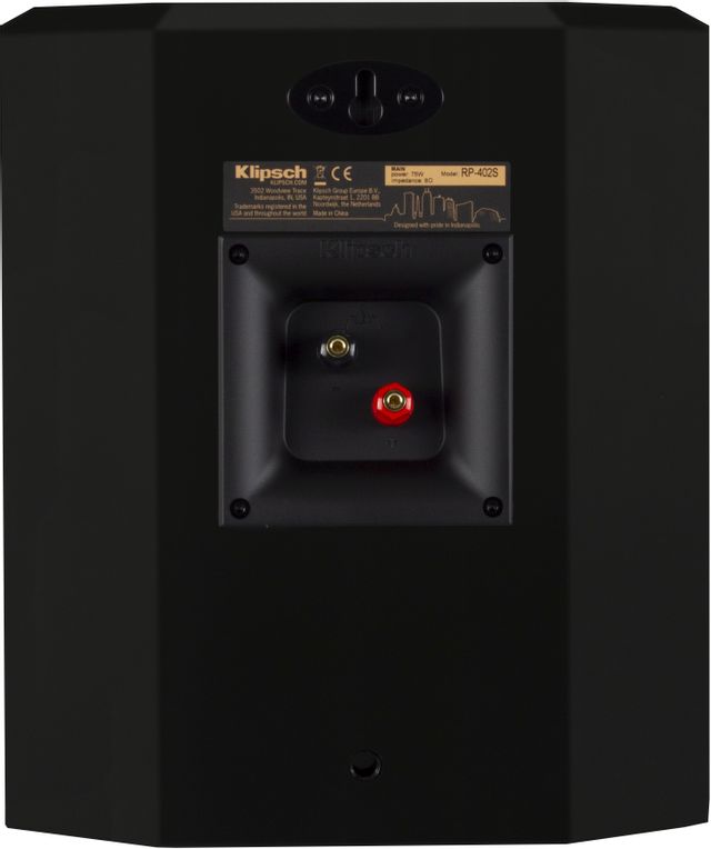Klipsch® Reference Premiere Piano Black RP-402S Surround Sound Speaker 4