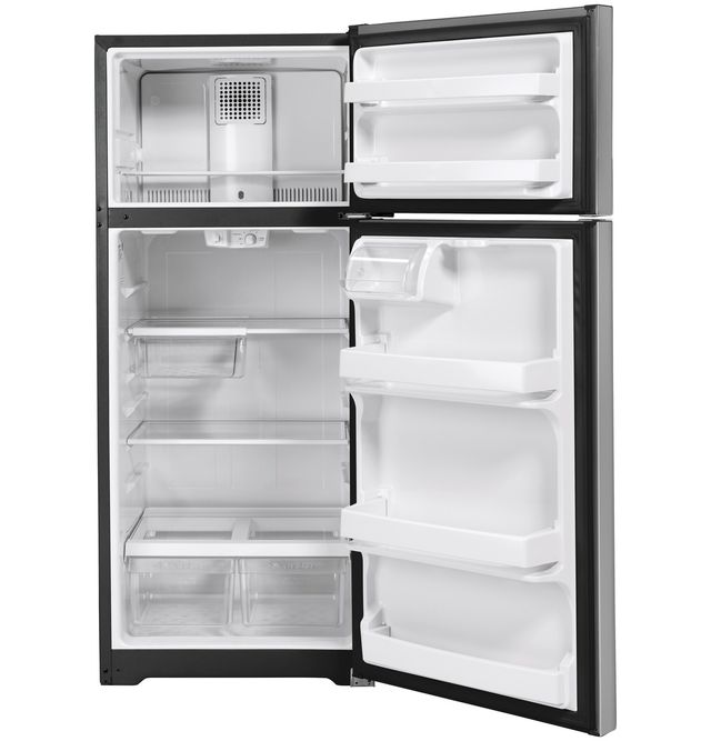 GE® 17.5 Cu. Ft. Slate Top Freezer Refrigerator 14
