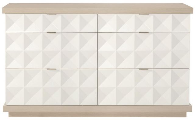 Bernhardt Axiom Linen White Dresser 1