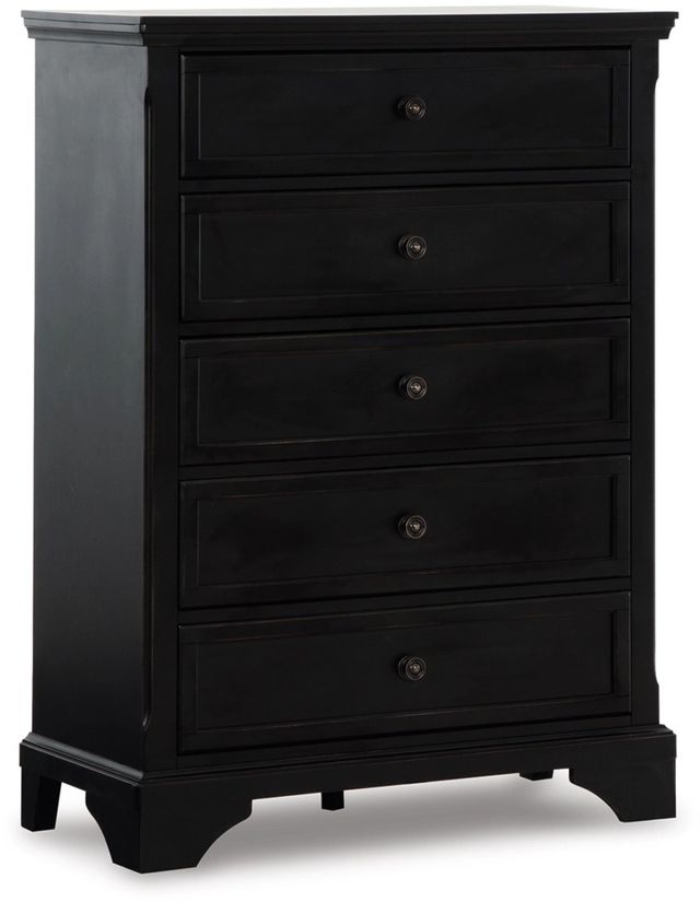 Signature Design by Ashley® Chylanta Black Chest of Drawers-0