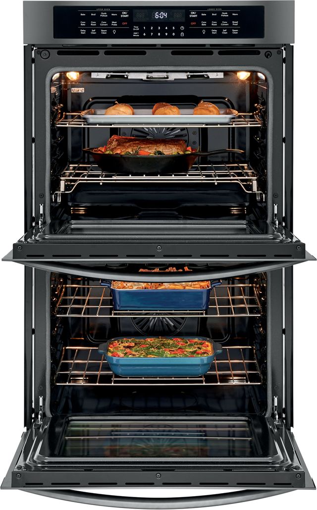 Frigidaire Gallery® 30" Black Stainless Steel Electric Built In Double Oven-2