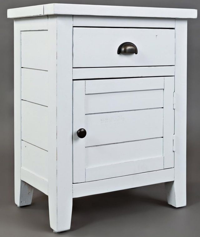 Jofran Inc. Artisan's Craft Weathered White Accent Table
