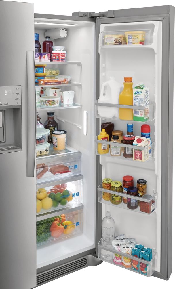 Frigidaire® 25.6 Cu. Ft. Stainless Steel Side-by-Side Refrigerator 8