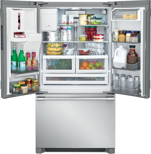 Frigidaire Professional® 21.6 Cu. Ft. Stainless Steel French Door Counter Depth Refrigerator 10