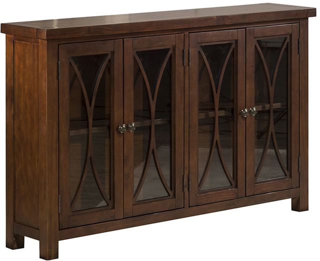 Hillsdale Furniture Bayside Rustic Mahogany Cabinet-0