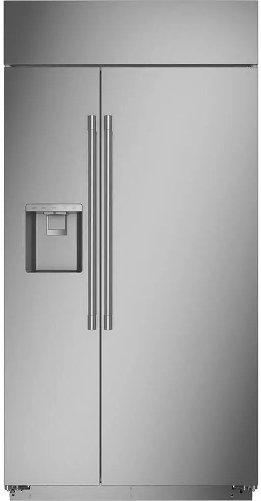 Monogram® 42 in. 24.5 Cu. Ft. Stainless Steel Built In Counter Depth Side-by-Side Refrigerator-1