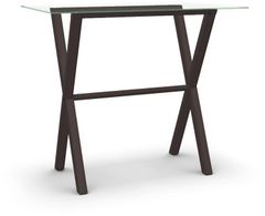 Amisco Andre Glass Bar Table