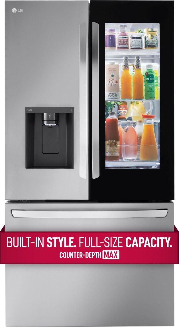 LG 25.5 Cu. Ft. PrintProof™ Stainless Steel Smart InstaView® Counter Depth French Door Refrigerator 2