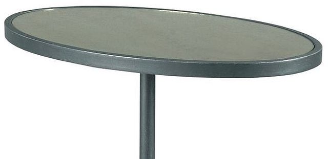 Hammary® Hidden Treasures Gray Oval Chairside Table-2