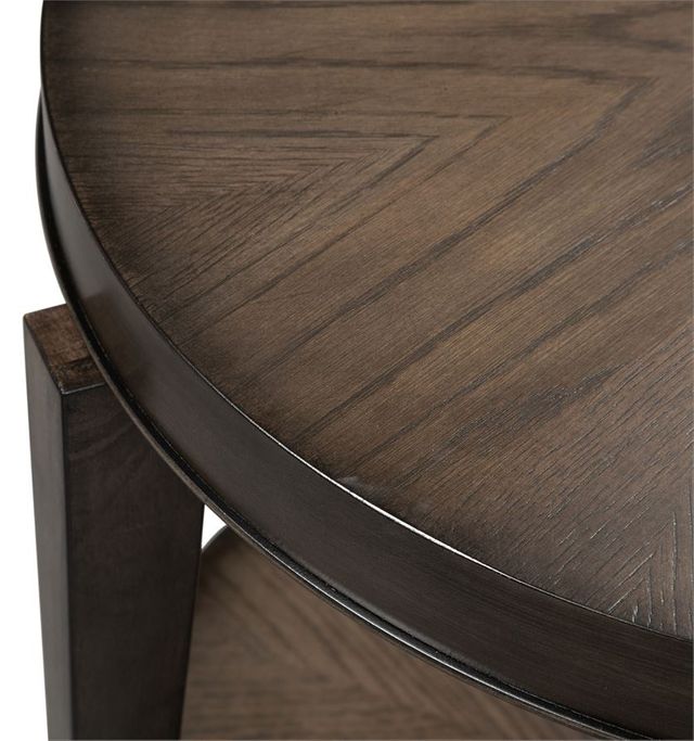 Liberty Furniture Penton Espresso Stone Round End Table-3