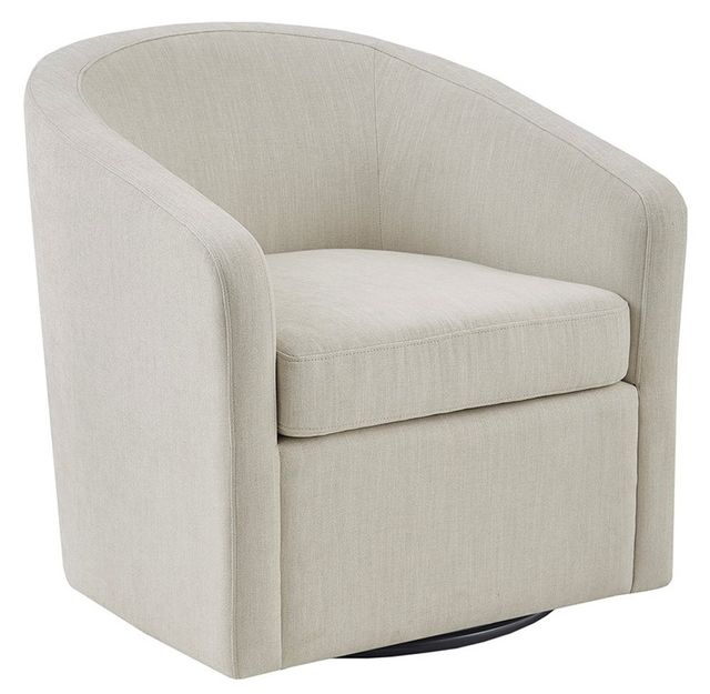 Olliix by Martha Stewart Amber Ivory Swivel Chair | Bob Mills Furniture