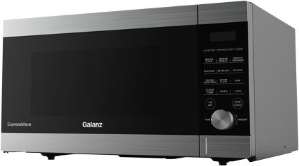 Galanz 1.6 Cu. Ft. Stainless Steel ExpressWave™ Sensor Cooking Microwave 1