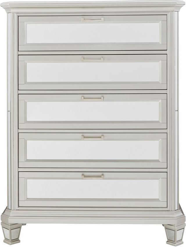 Signature Design by Ashley® Lindenfield Silver Drawer Chest-1