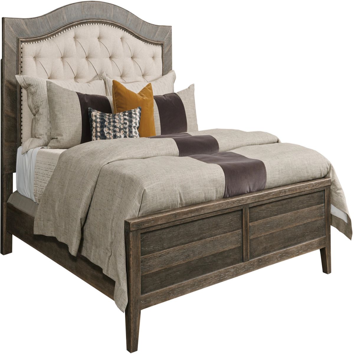 American Drew® Emporium Ingram Shadow Upholstered California King Panel Bed