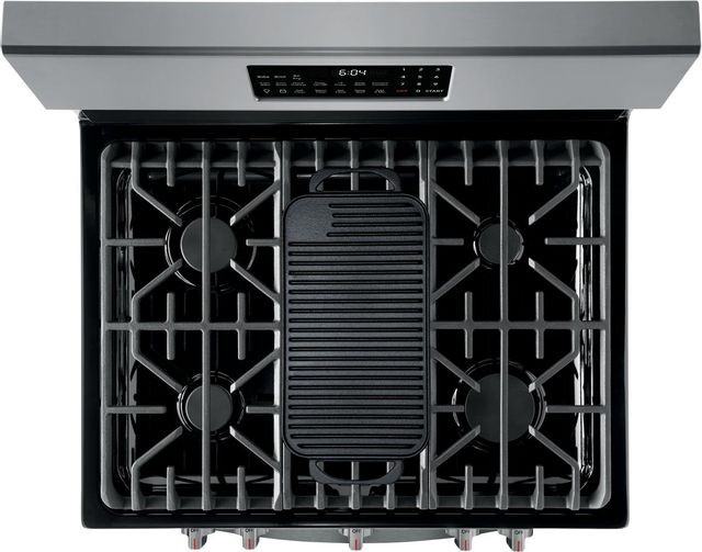 Frigidaire Gallery® 30" Black Stainless Steel Pro Style Gas Range with Air Fry 11