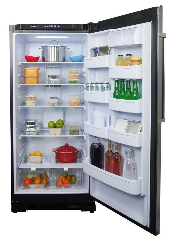 Danby® Designer® 17.0 Cu. Ft. Black with Stainless Steel Freezerless Refrigerator 2