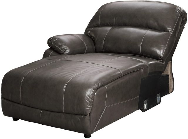Signature Design by Ashley® Hallstrung 5-Piece Chocolate Power Reclining Sectional with Chaise-3