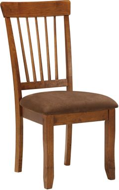 Ashley® Berringer Rustic Brown Upholstered Dining Side Chair