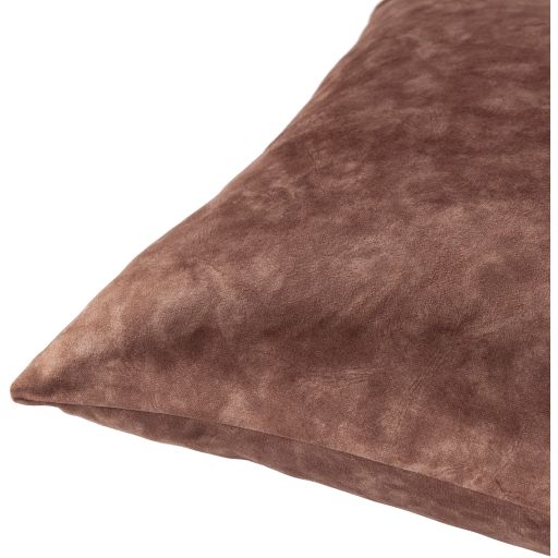 Surya Collins Dark Brown 20" x 20" Toss Pillow with Polyester Insert 1