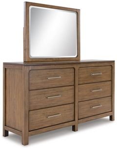 Signature Design by Ashley® Cabalynn Light Brown Dresser and Mirror