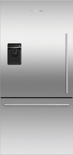 Fisher & Paykel Series 7 17.1 Cu. Ft. Stainless Steel Counter Depth Bottom Freezer Refrigerator-RF170WDLUX5 N