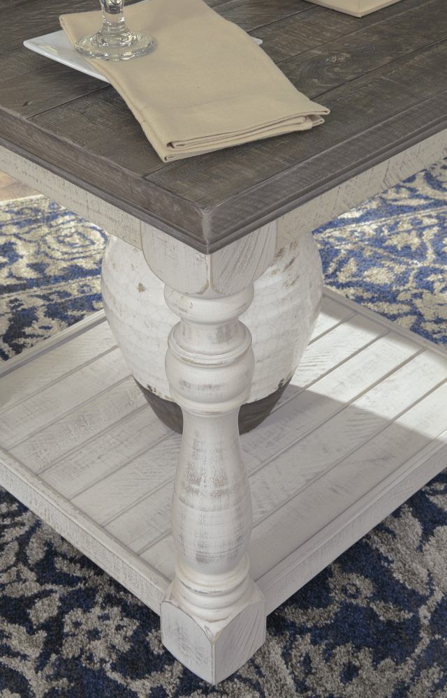 Signature Design by Ashley® Havalance Gray/White End Table-2