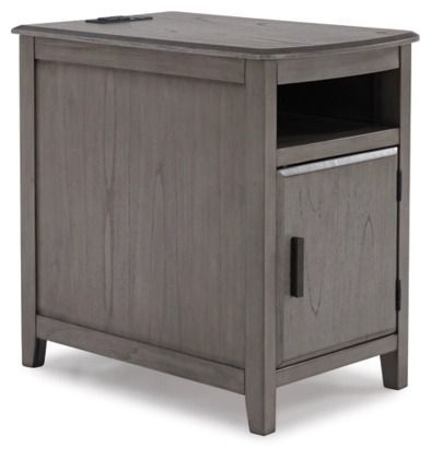 Signature Design by Ashley® Devonsted Gray Chairside End Table-0