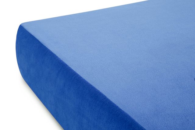Malouf® Brighton Bed Youth Blue Medium Firm Gel Memory Foam Twin Mattress in a Box 2