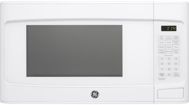 GE® 1.1 Cu. Ft. White Countertop Microwave 0
