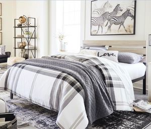 Mill Street® Plaid Complete Queen Bedding Set